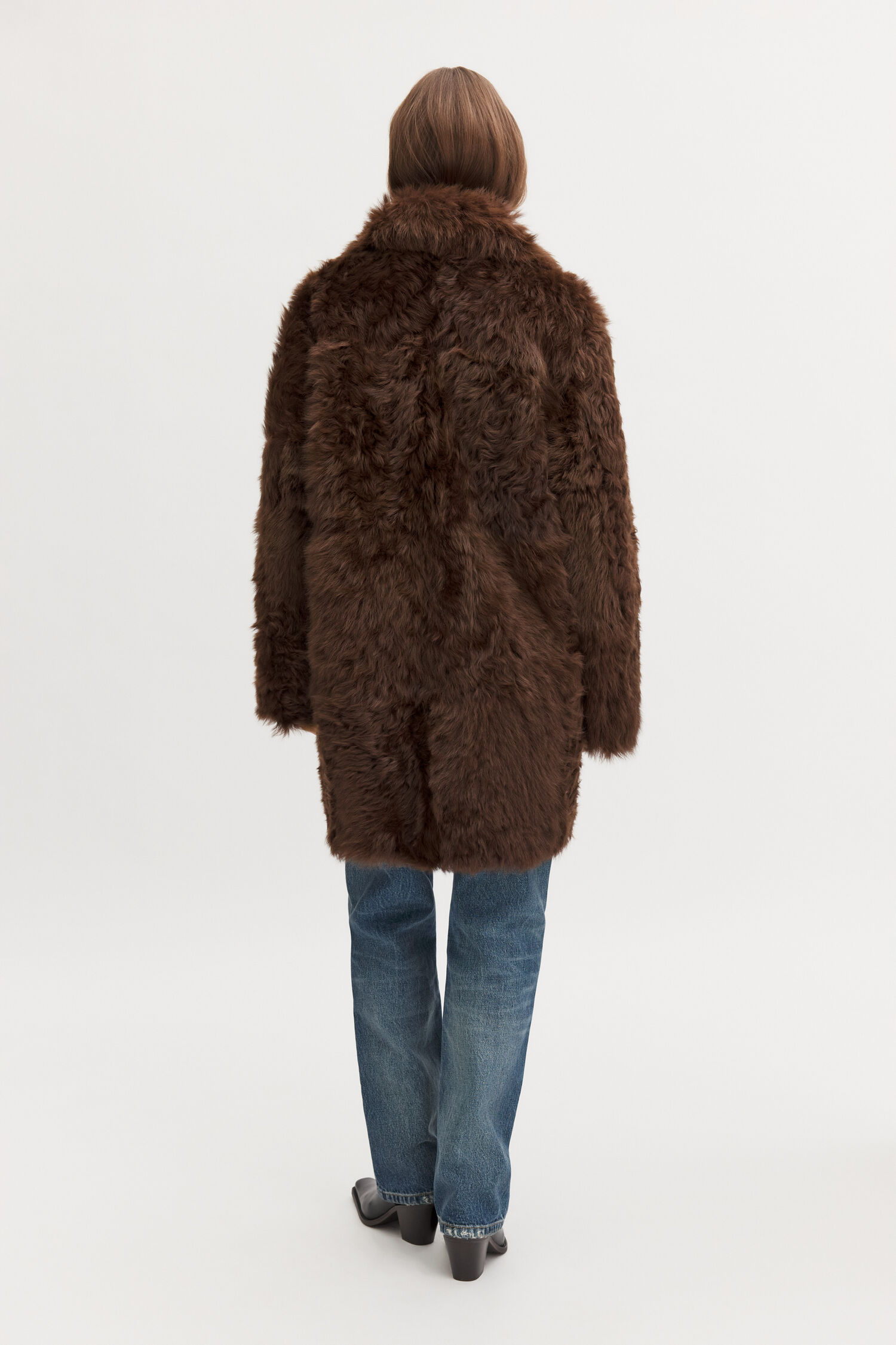 Reversible Shearling Coat