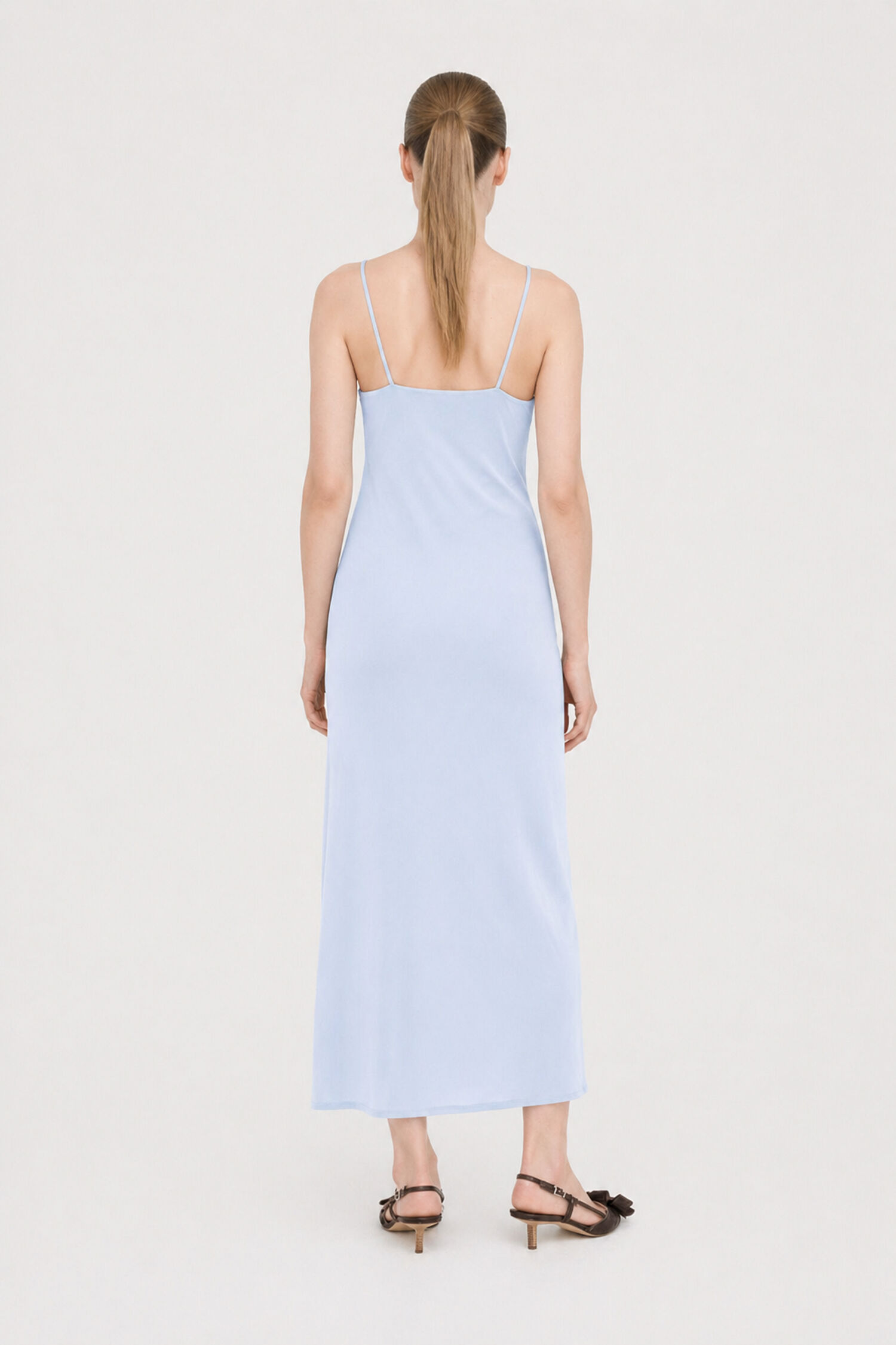 High Neck Slip Dress