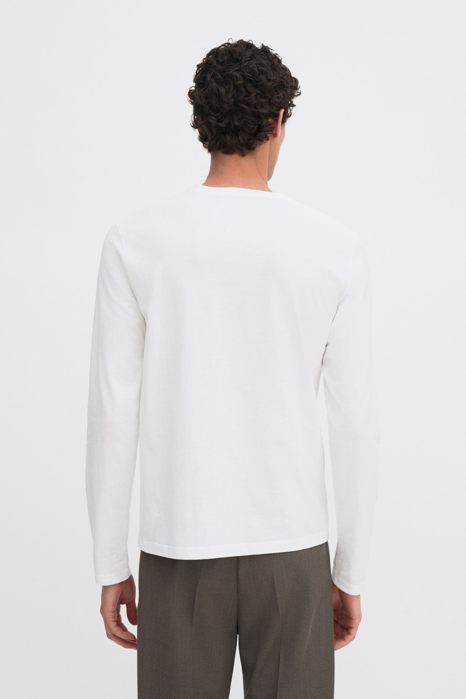 Cotton Jersey V-Neck Tee