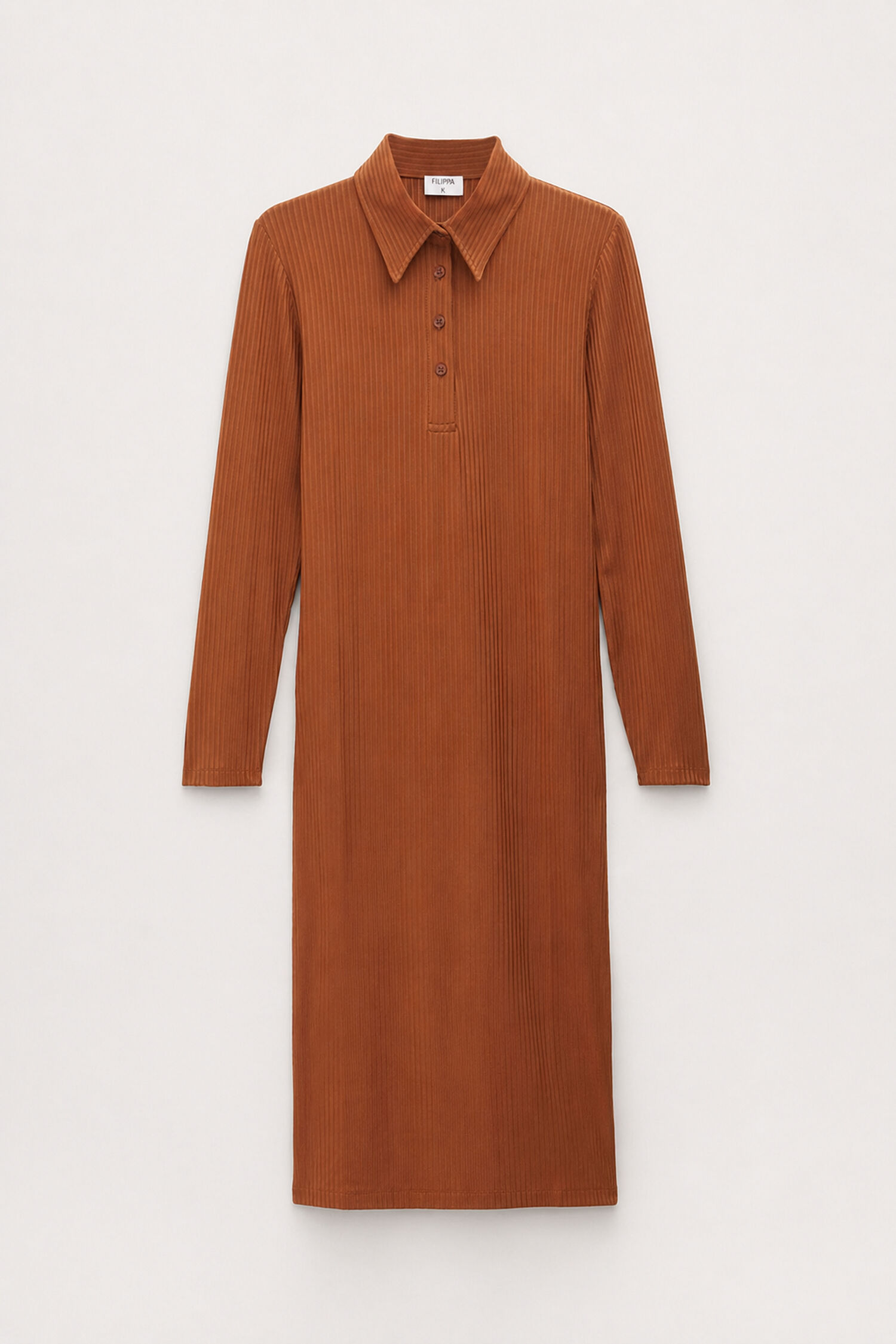 Jersey Rib Polo Dress