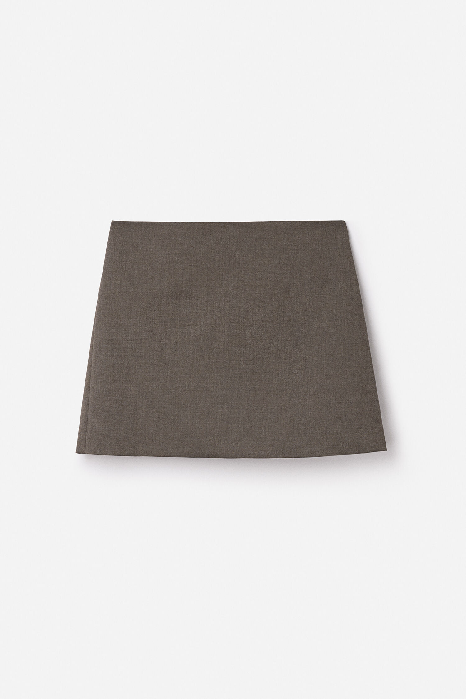 Wool Mini Skirt