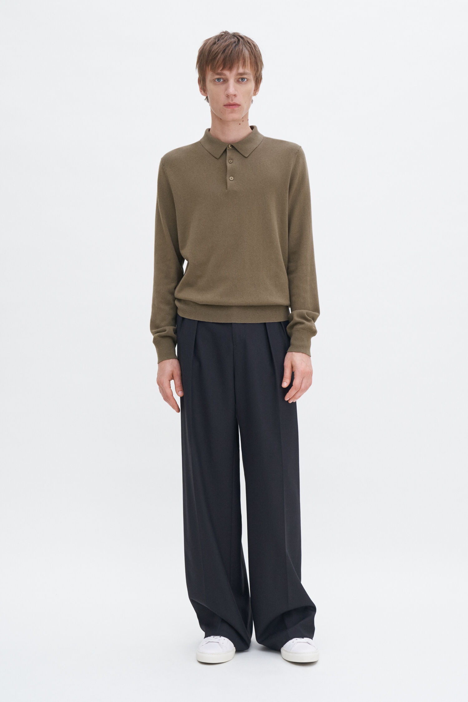 Knitted Polo Shirt