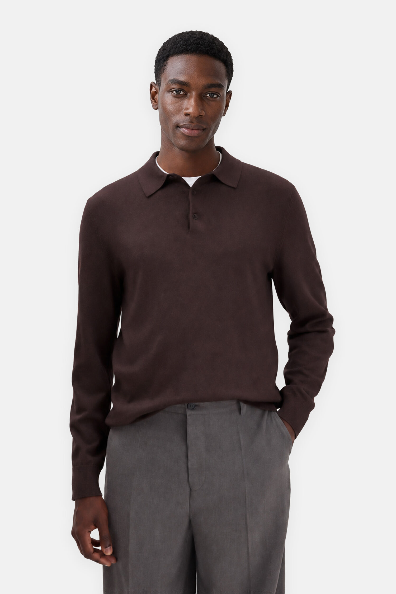 Knitted Polo Shirt