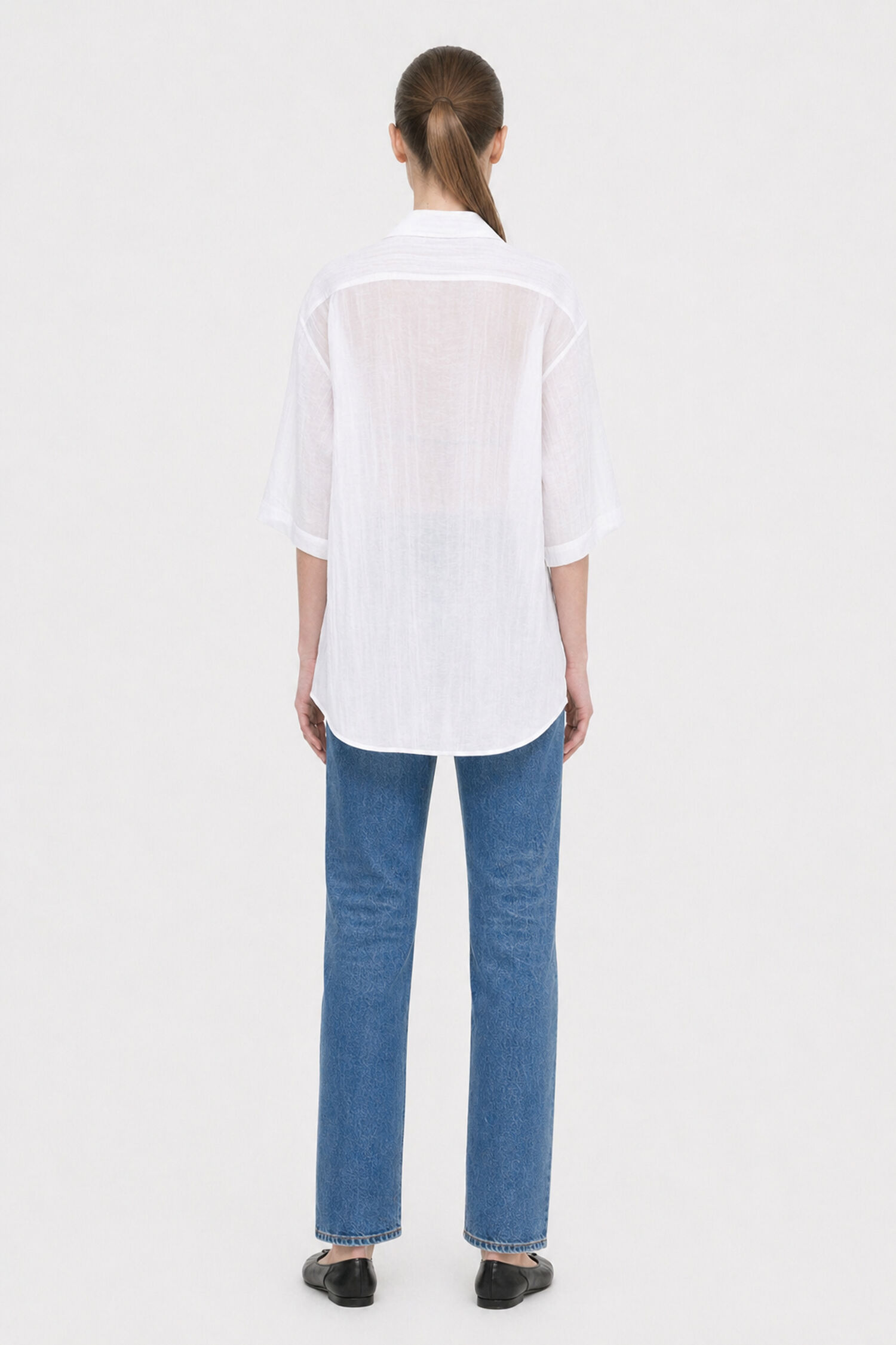 Short Sleeve Crinkle Shirt