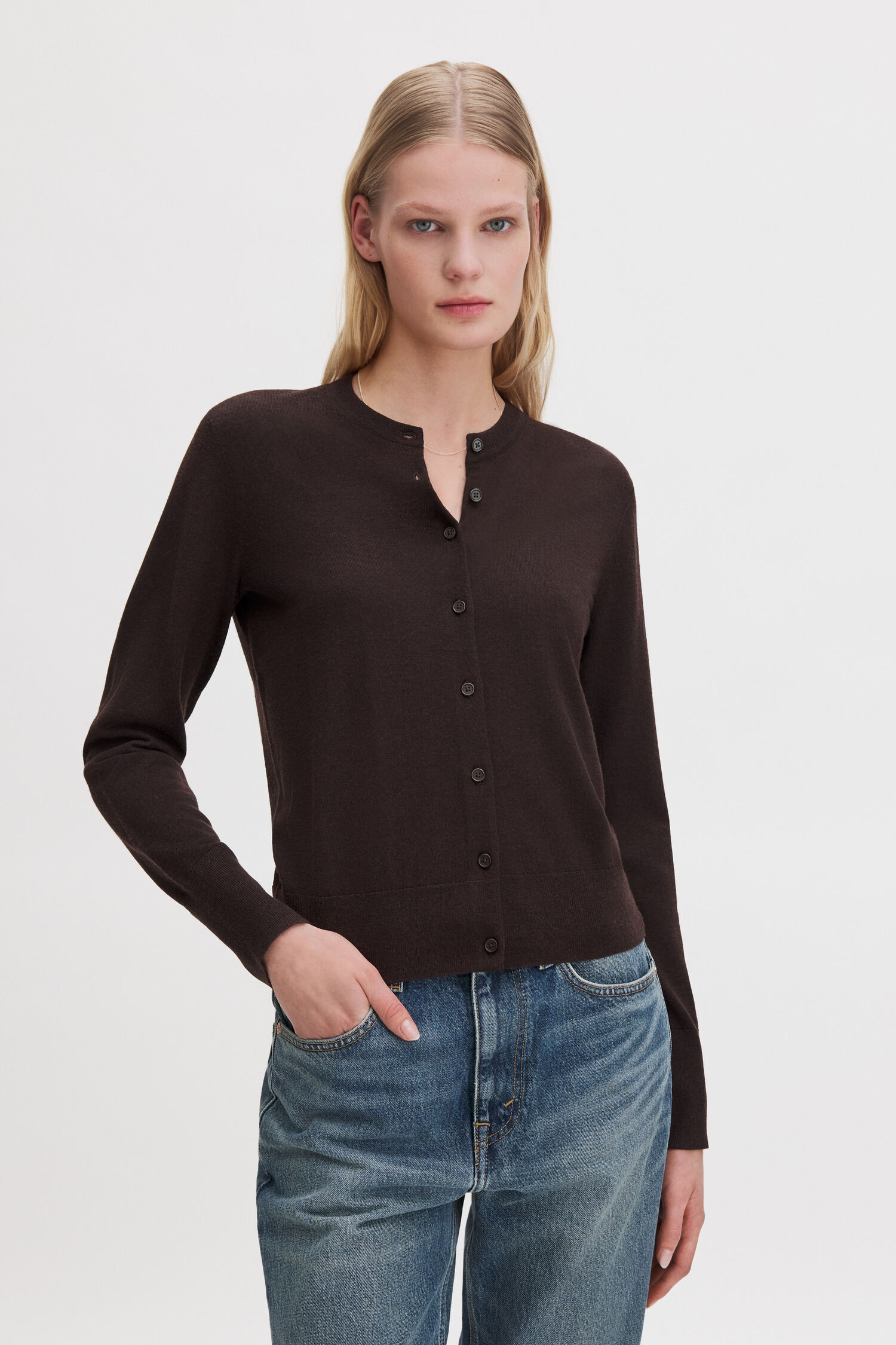 Merino Short Cardigan