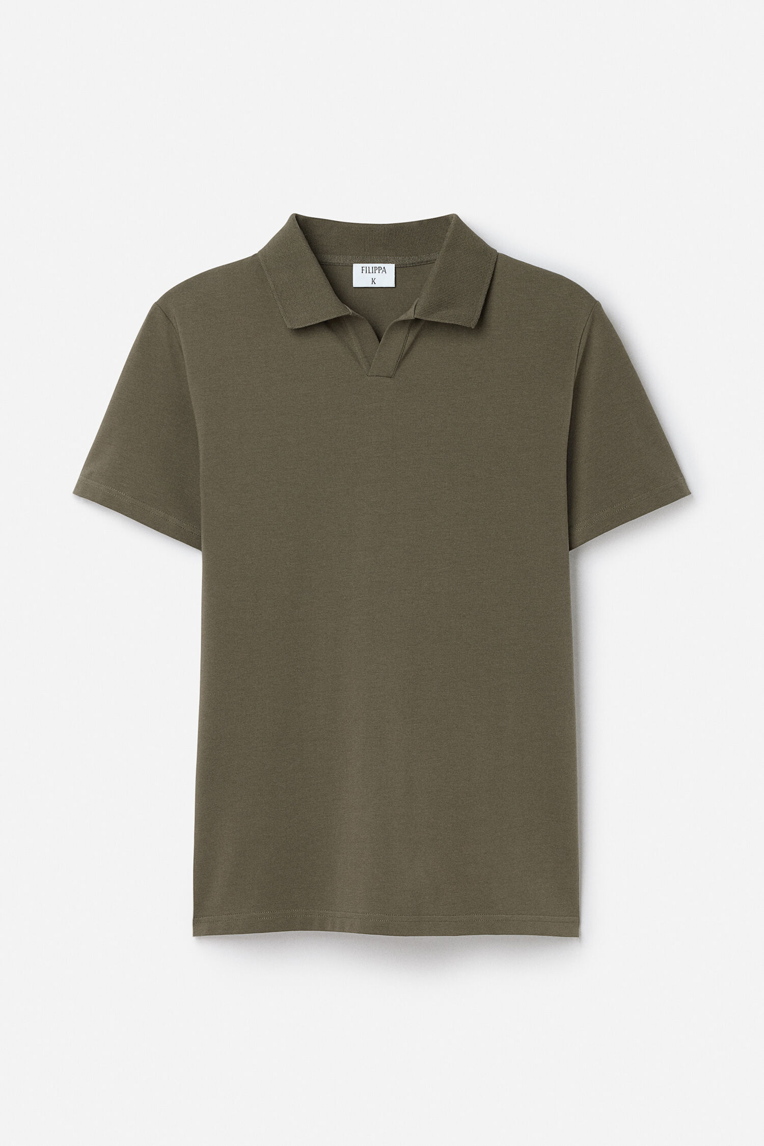 Stretch Cotton Polo T-Shirt