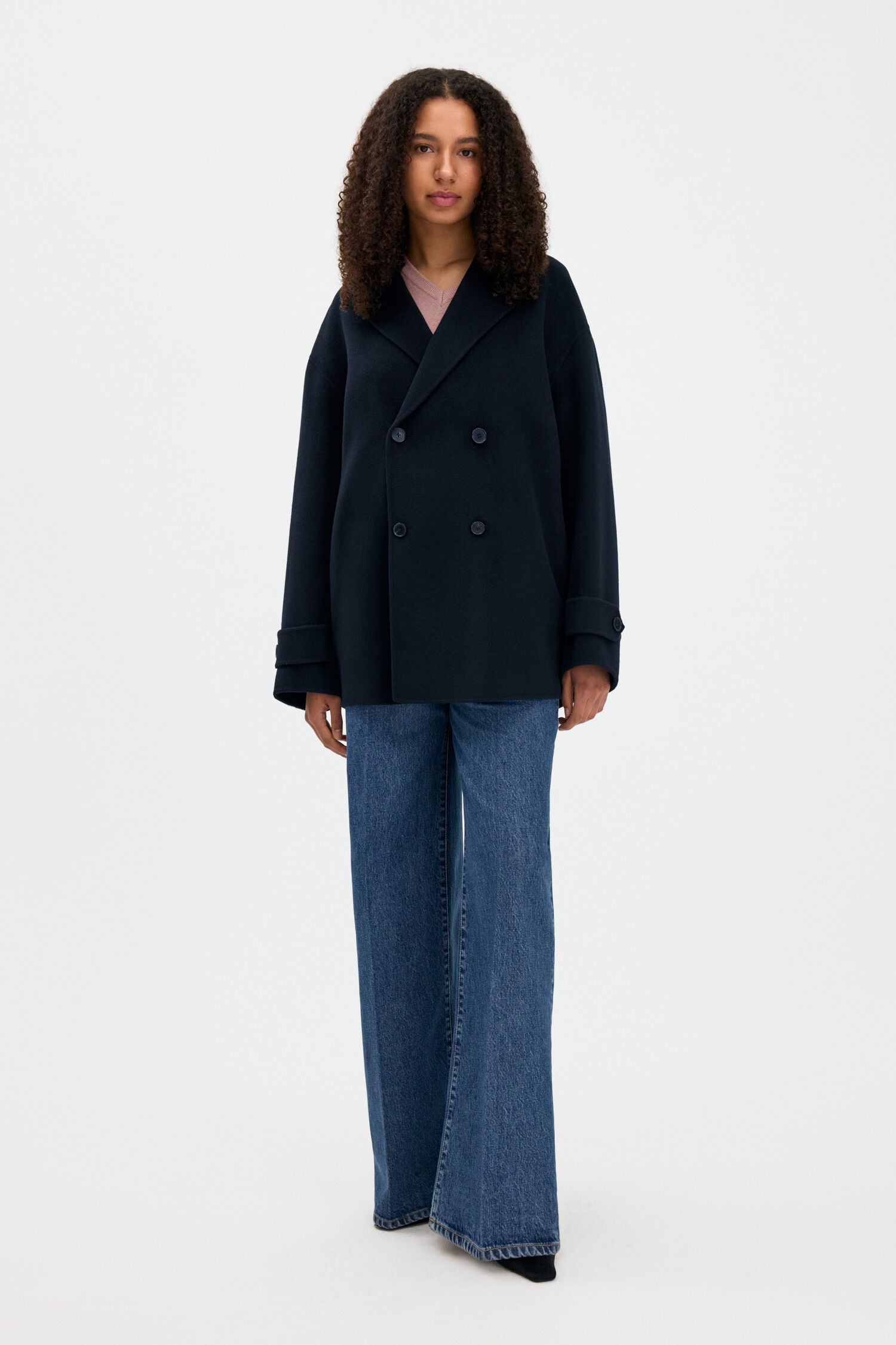 Audrey Wool Doubl&eacute; Jacket