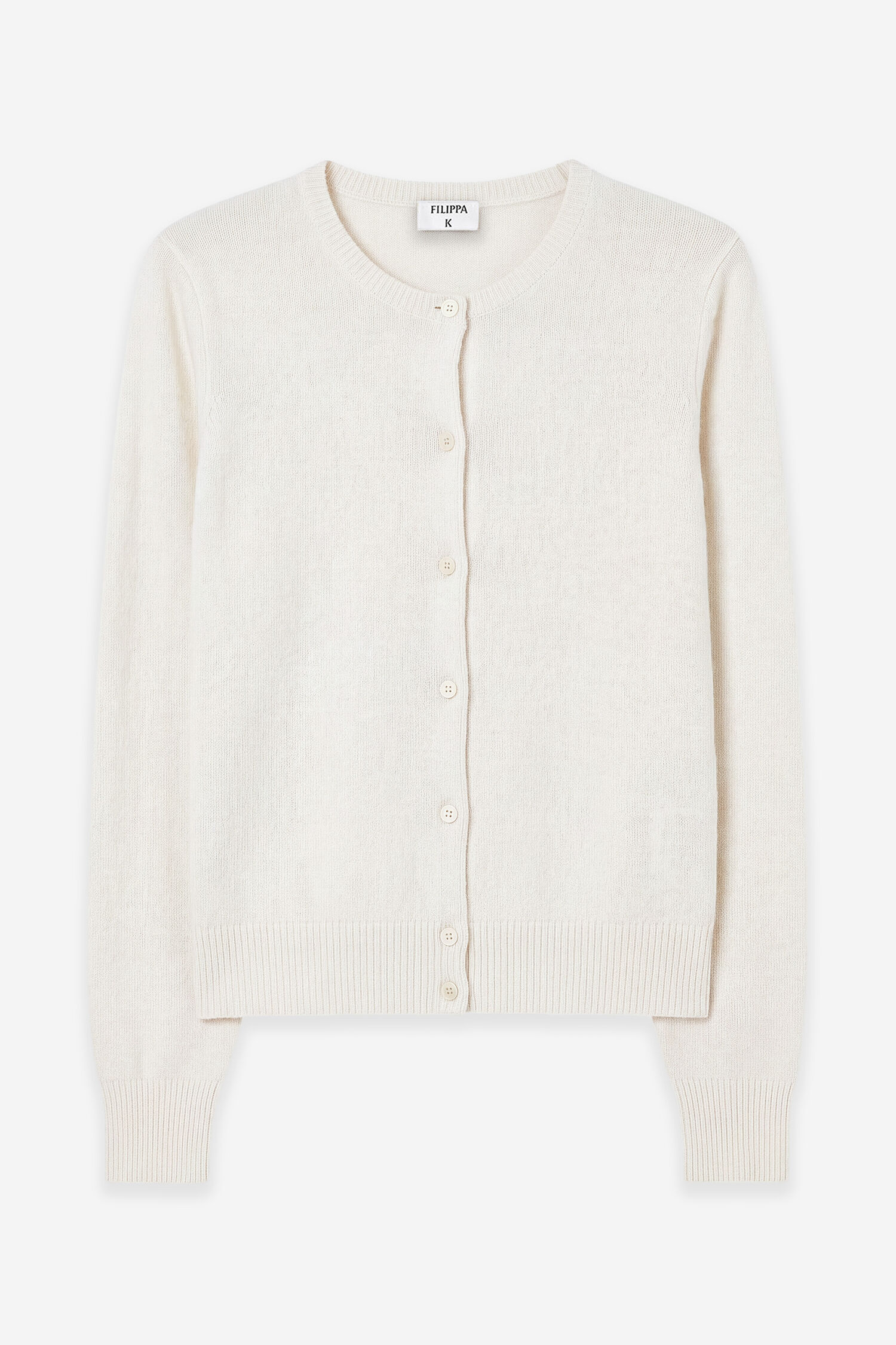 Cashmere Crewneck Cardigan