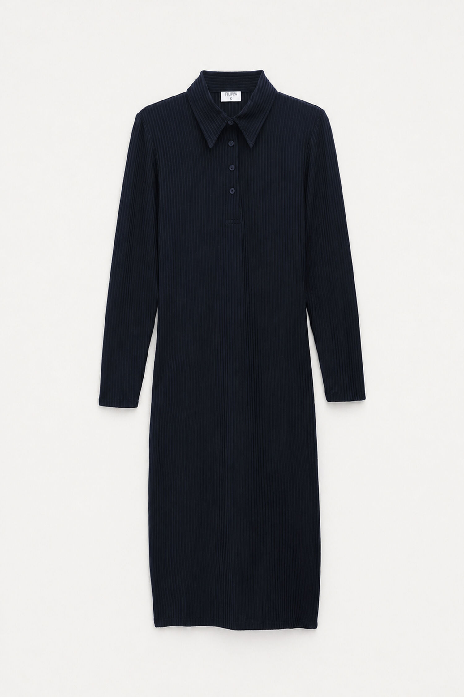 Jersey Rib Polo Dress