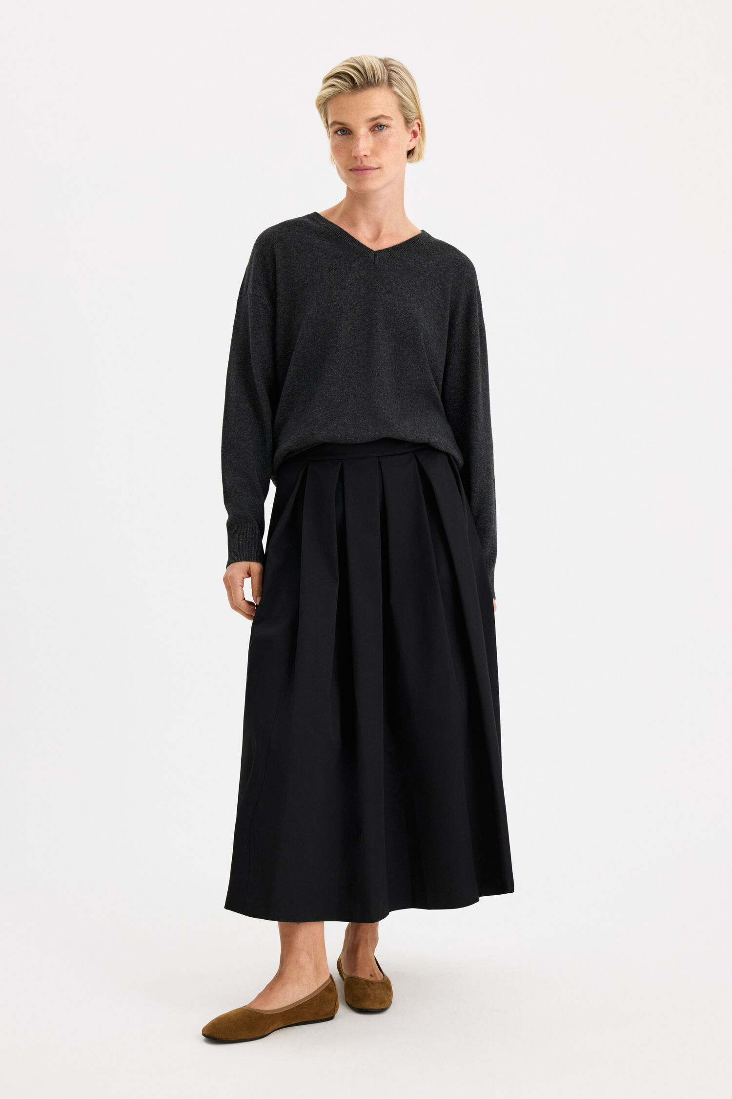 Soft Wool V-Neck Sweater